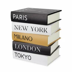 Balvi Bijzettafel Metropolitan Book Stack wood New