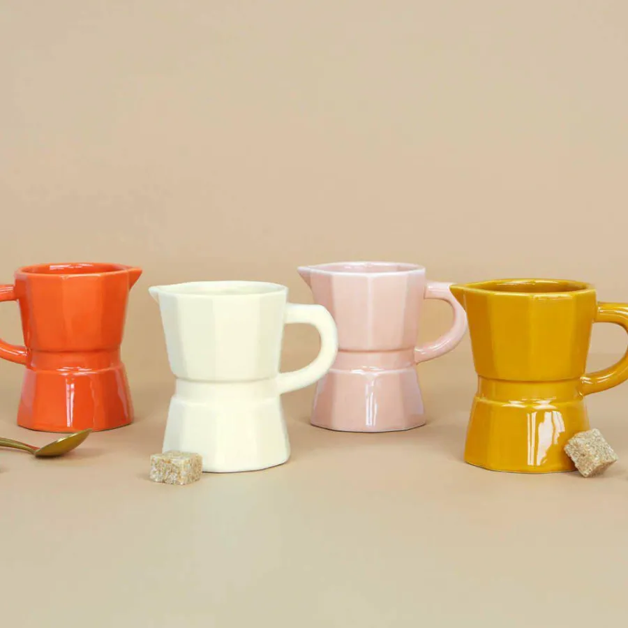 Balvi Koffiekop set Moka Caramel - 4 kleuren Best