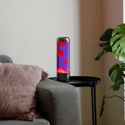 Balvi Lavalamp capsule paars/rood Discount