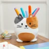 Balvi Pennenbakje Fluffy Kitty Calico velvet Multicolor Outlet