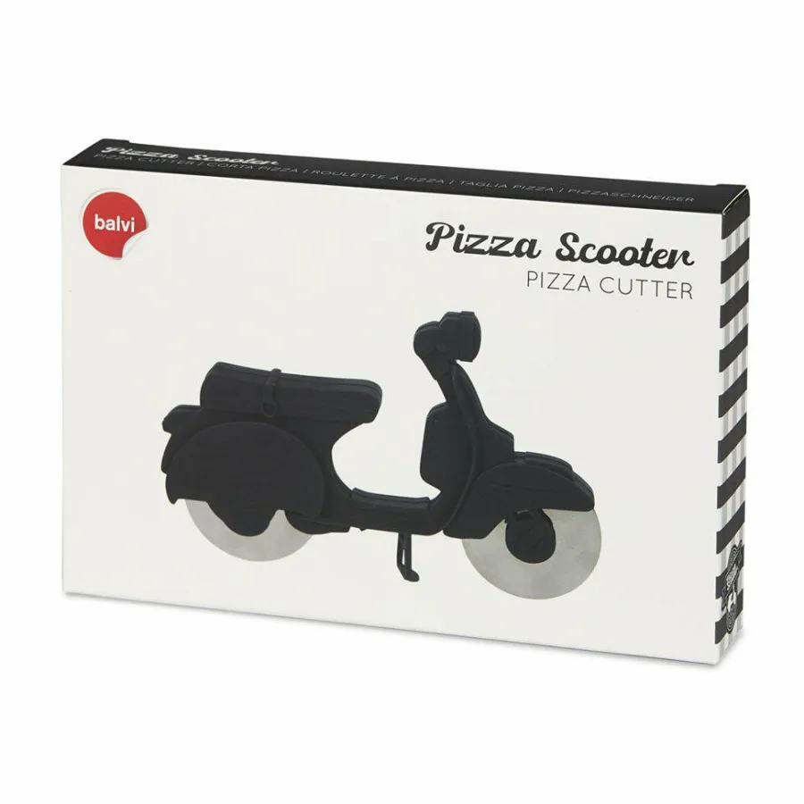 Balvi Pizzasnijder scooter zwart Clearance