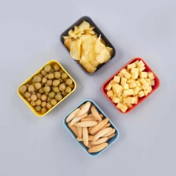 Balvi Snackbakjes set Conserverie - 4 kleuren Best
