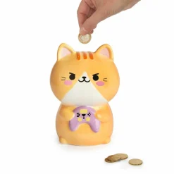 Balvi Spaarpot Kawaii Gamer oranje New