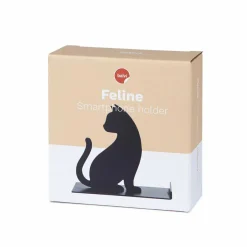 Balvi Telefoonhouder Feline zwart metaal New