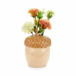Balvi Vaas Acorn 20 cm – Keramiek – Bruin Outlet