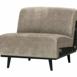 BePureHome Statement 1-zits element brede platte rib clay Discount