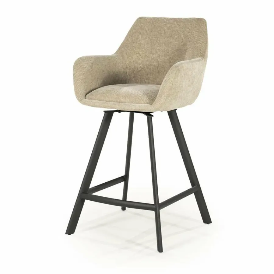By Boo Barstoel Bliss with armleuning - taupe Discount