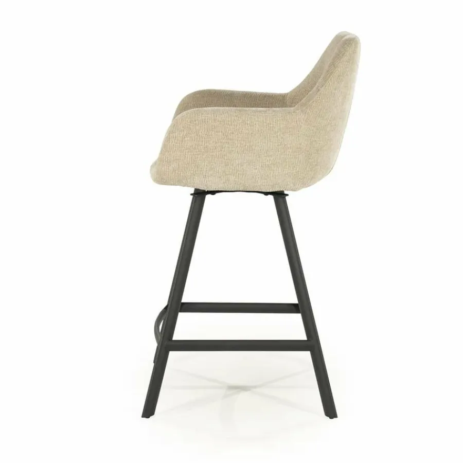 By Boo Barstoel Bliss with armleuning - taupe Discount