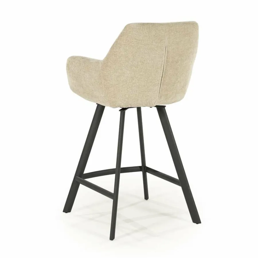 By Boo Barstoel Bliss with armleuning - taupe Discount
