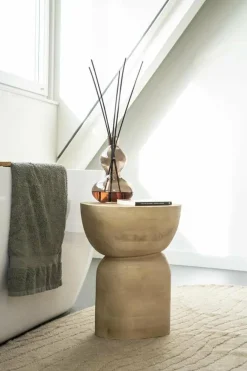 By Boo Bijzettafel Cobble mango organisch – naturel Clearance