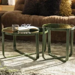 By Boo Bijzettafel Groovy - groen