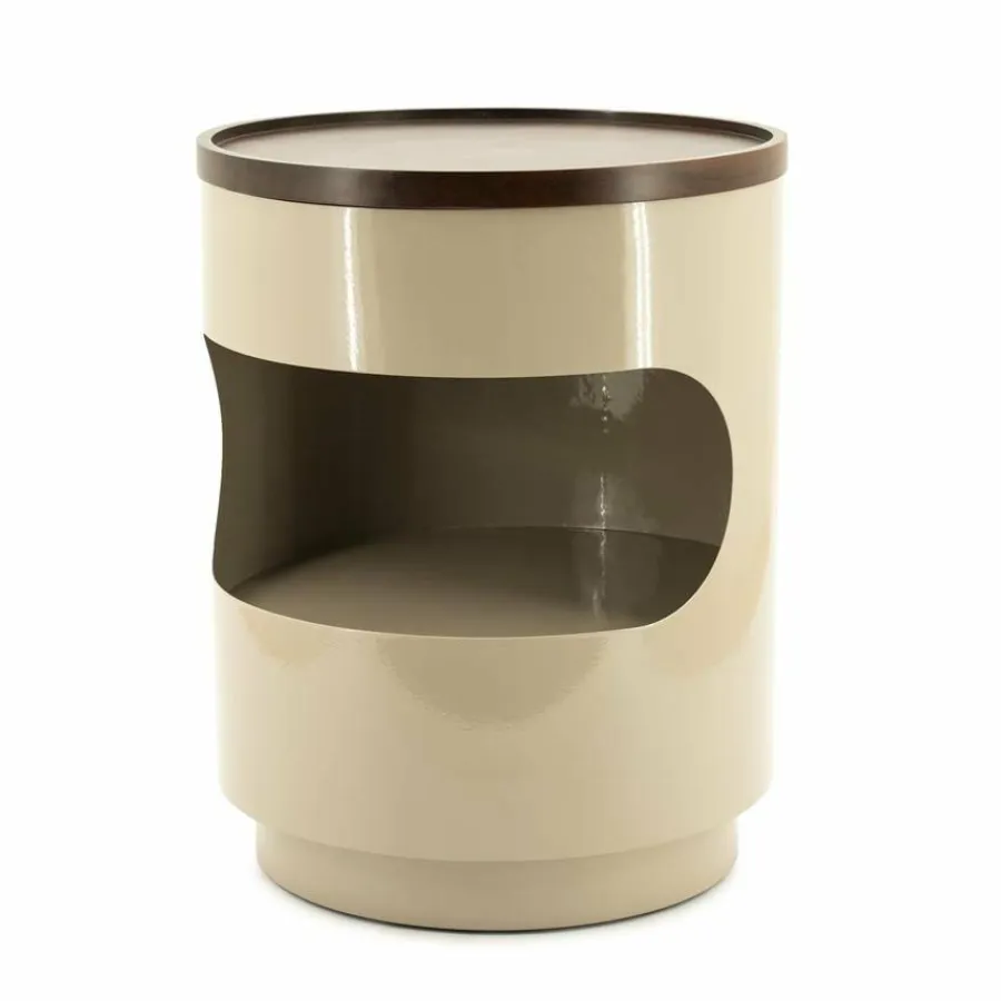 By Boo Bijzettafel Tondo - taupe Sale