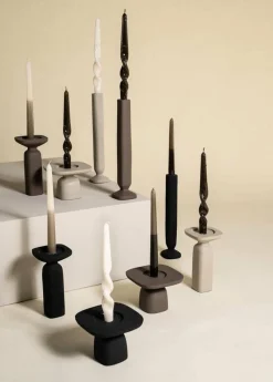 By Boo Candle holder Squand large - beige Clearance