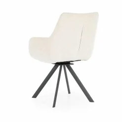 By Boo Eettafelstoel Bliss met armleuning - beige Discount