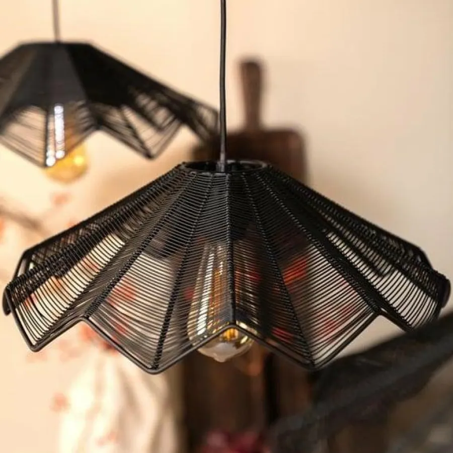 By Boo Hanglamp Varjo metaal groot – zwart