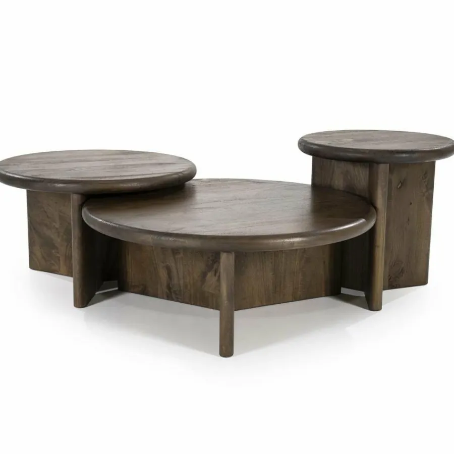 By Boo Salontafel Leoti groot - bruin Discount