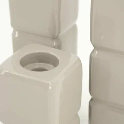 By Boo Set van 3 kandelaren Cube – taupe Clearance