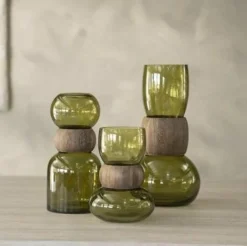 By Boo Vaas Verra klein - groen