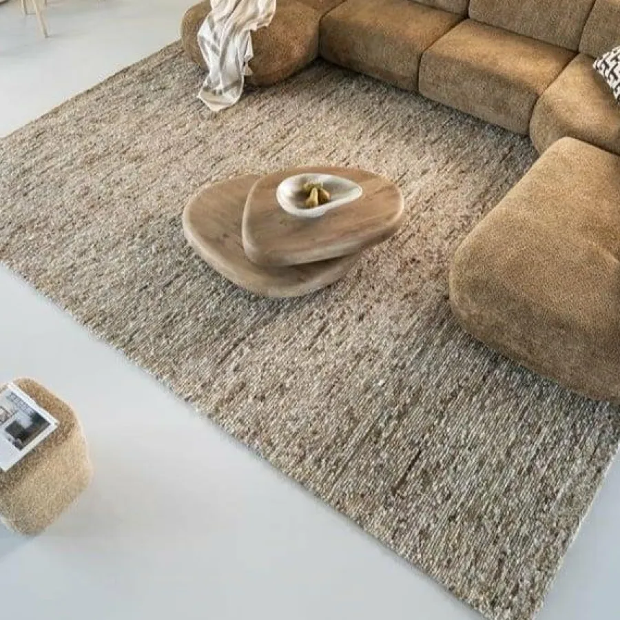 By Boo Vloerkleed Takara 290x390 cm - mosterd