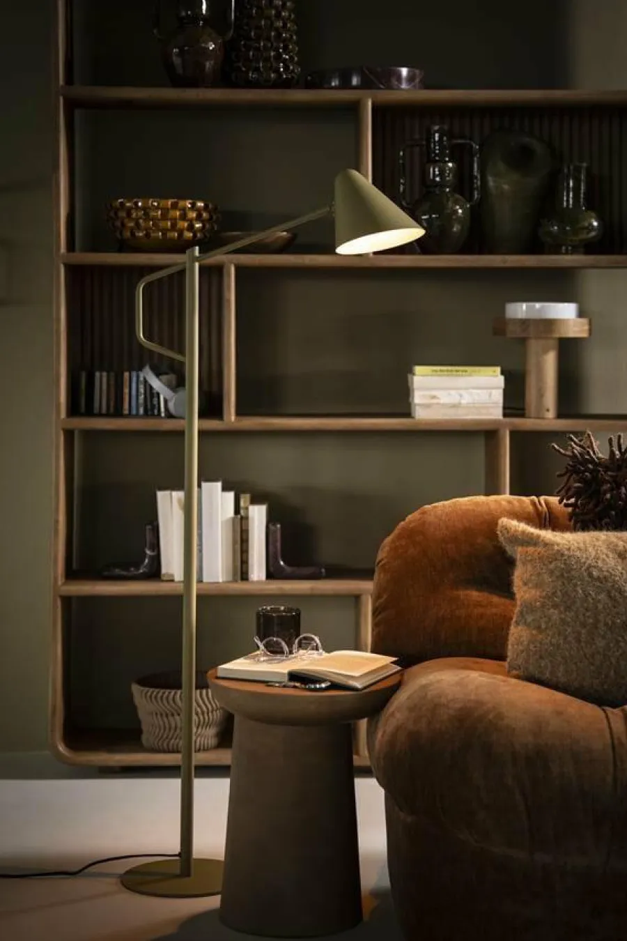 By Boo Vloerlamp Capa - groen Clearance