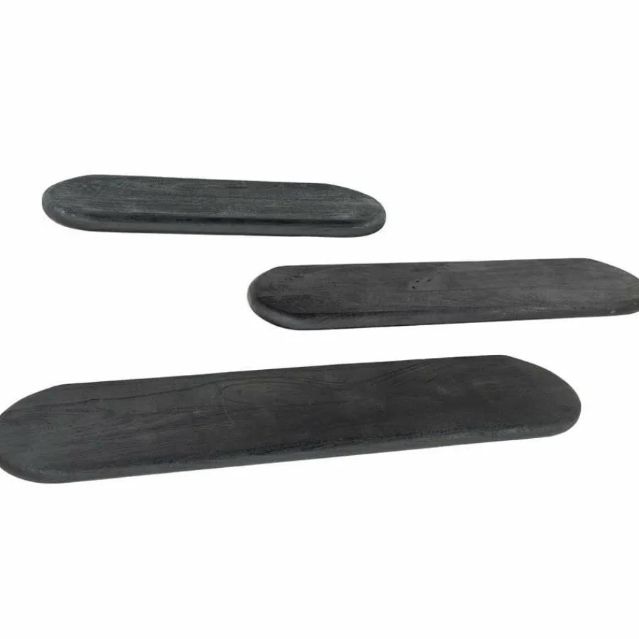By Boo Wandplank Tre 2 mango 69 cm – zwart Sale