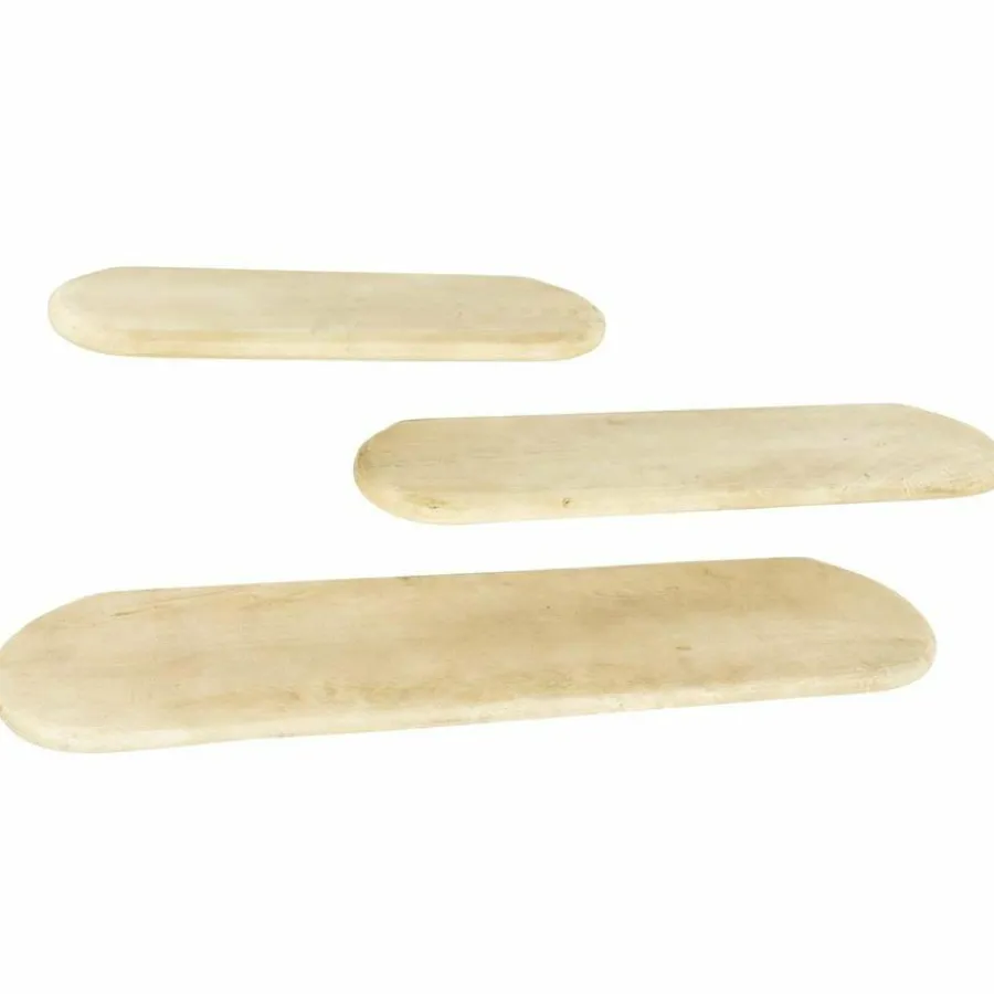 By Boo Wandplank Tre 2 mango 69 cm – naturel Best