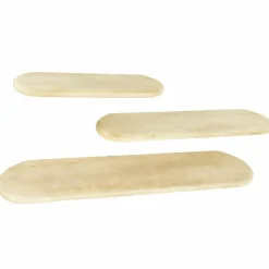 By Boo Wandplank Tre 1 mango 49 cm – naturel New