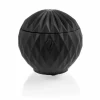 Candellana Ornament geurkaars bol mat zwart Clearance