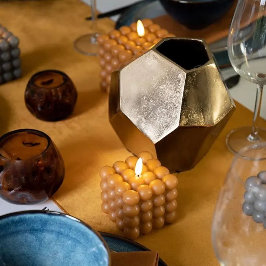 Countryfield Bolletjes kaars LED Lyon amber M Best