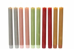 Countryfield Dinerkaars LED Diner rustiek roze met beweegbare vlam – 2 stuks Hot