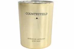 Countryfield Geurkaars Golden Delight goud - M of L Outlet