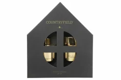 Countryfield Golden Delight Gift box geurstokje & kaars goud Outlet