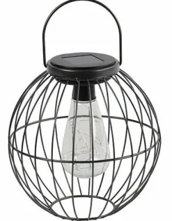 Countryfield Hanglamp LED solar Arli L zwart Clearance