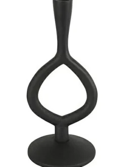Countryfield Kandelaar Levie zwart 27 cm hoog Outlet