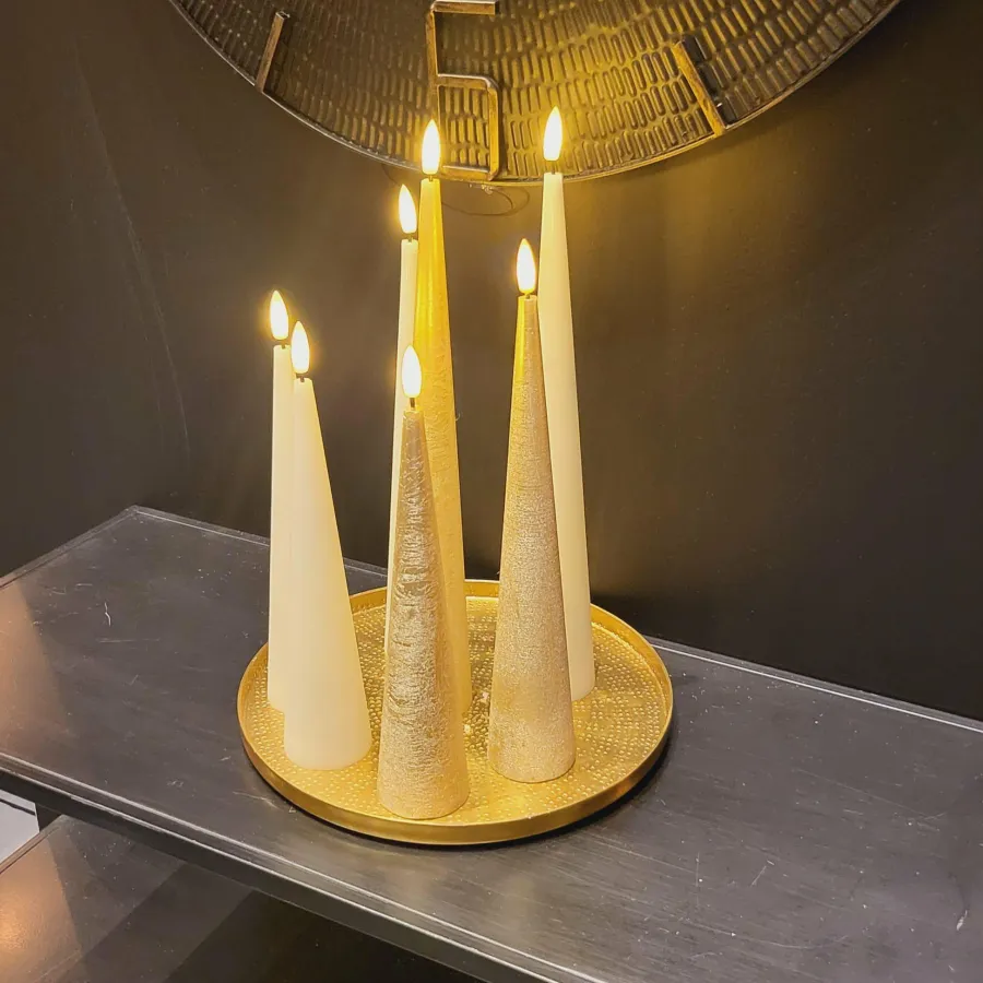 Countryfield Kegelkaars Ø5CM LED Lyon S crème Online