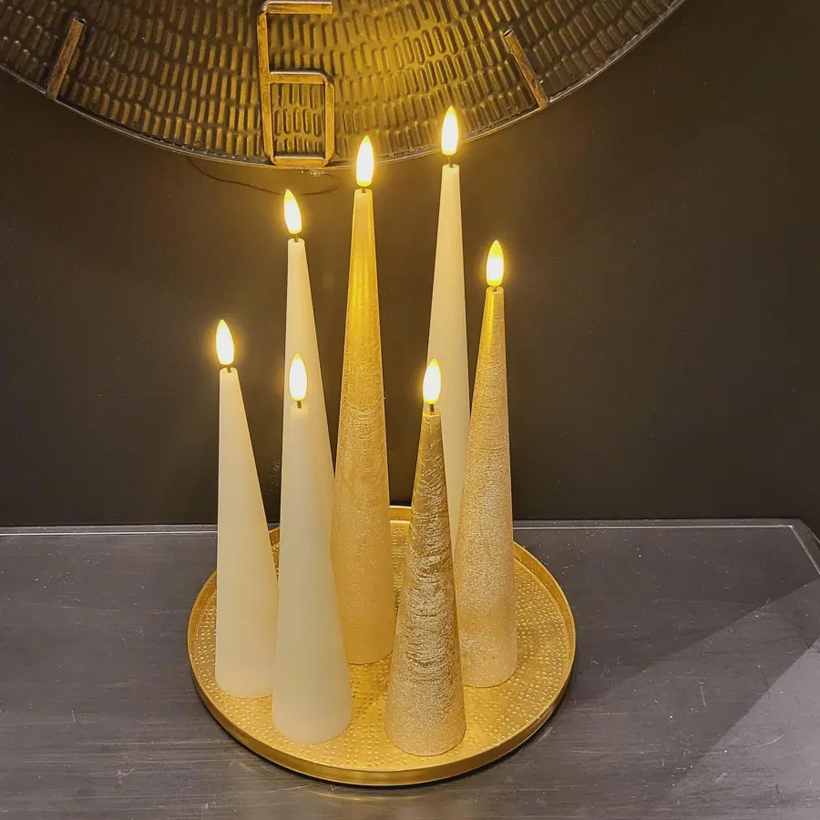 Countryfield Kegelkaars Ø5CM LED Lyon S beige Sale