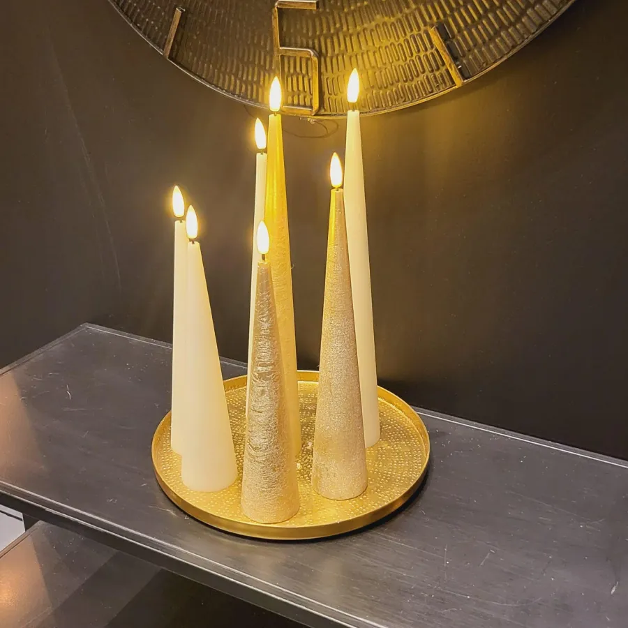 Countryfield Kegelkaars Ø5CM LED Lyon S beige Sale