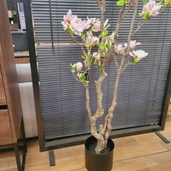 Countryfield Kunstplant Magnolia L roze / wit - 220 cm hoog Hot