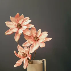 Countryfield Kunsttak Magnolia roze / goud New