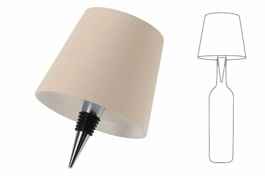 Countryfield Lamp touch flessenkurk LED Lux creme Discount