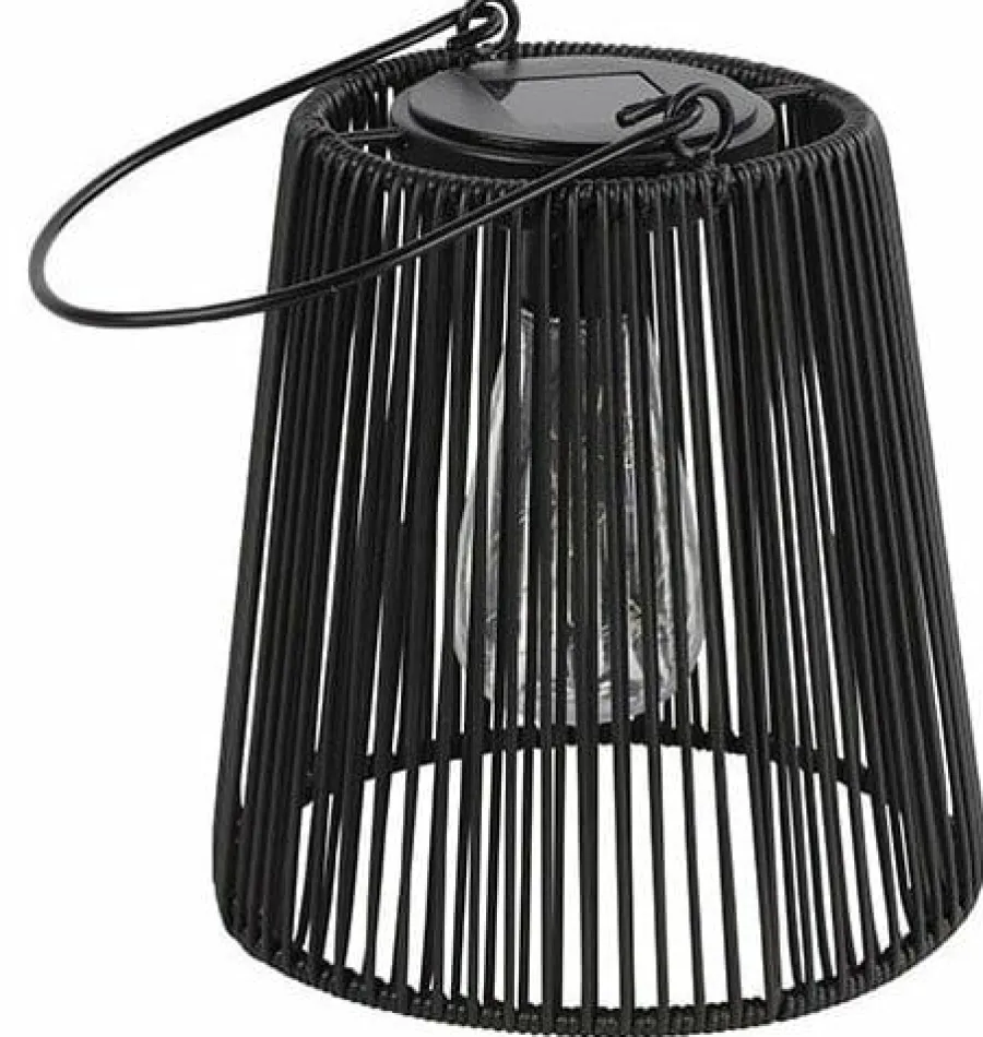 Countryfield Lantaarn LED solar Luana zwart L Discount