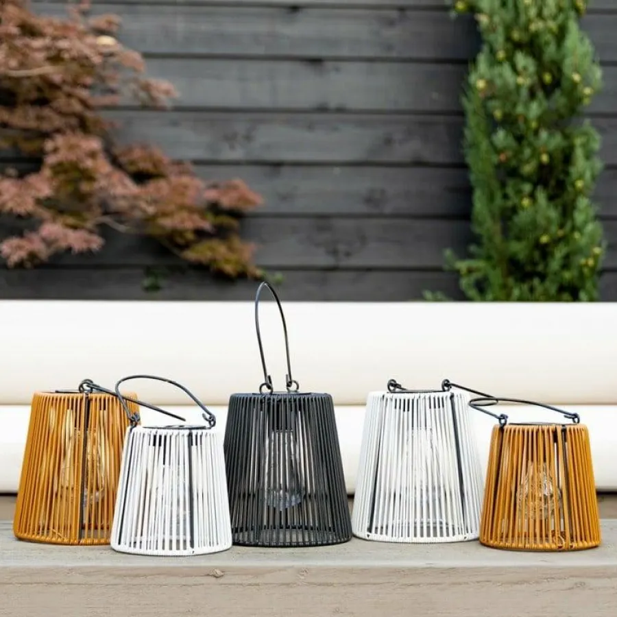 Countryfield Lantaarn LED solar Luana zwart L Discount