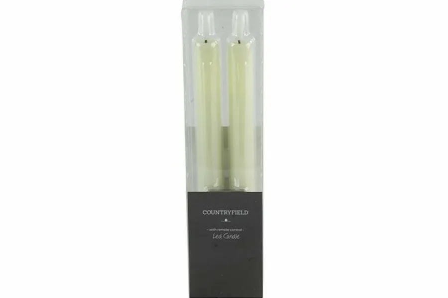 Countryfield LED Licht Dinerkaars Lyon rustiek creme - set van 2 Sale