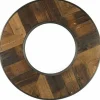Countryfield Spiegel Kristof hout met metalen rand Discount