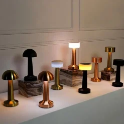 Countryfield Tafellamp Lampa goud / wit oplaadbaar