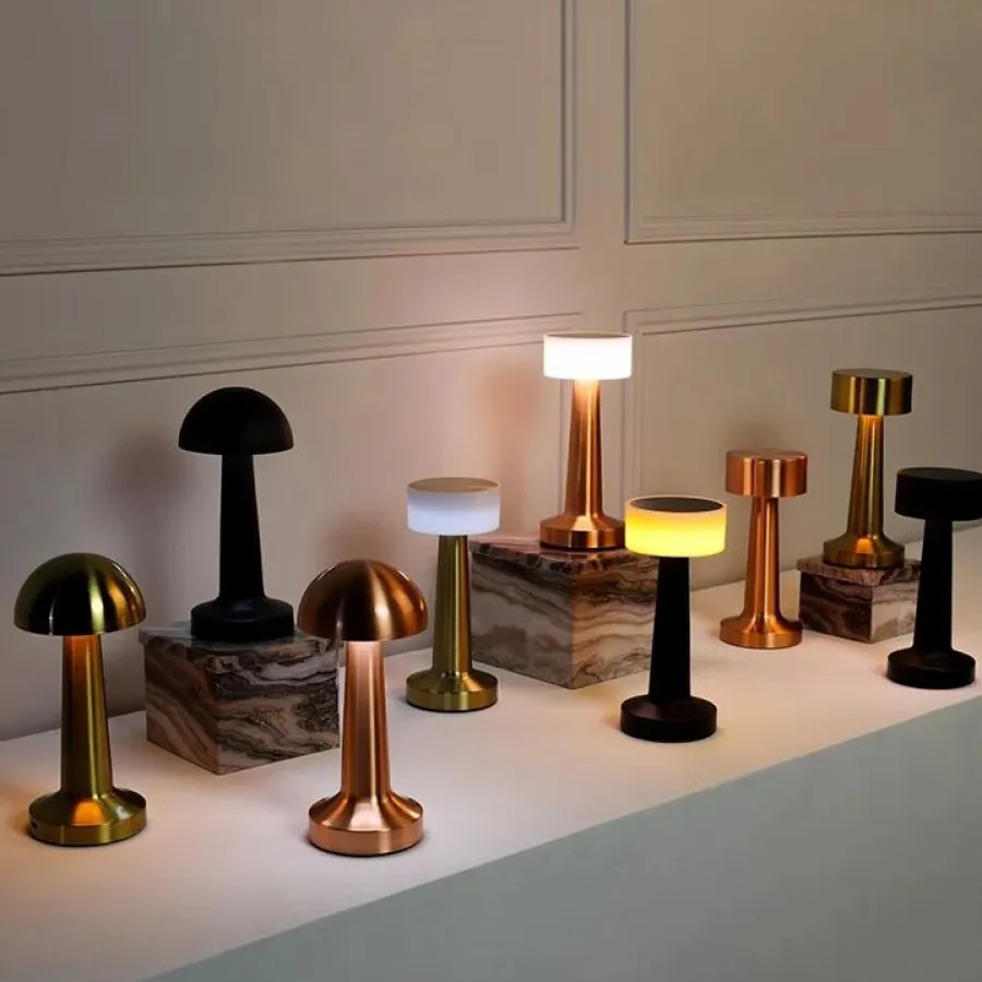 Countryfield Tafellamp met dichte kap Lampa zwart New