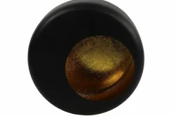 Countryfield Theelicht Rondo zwart/goud - 3 maten New