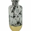 Countryfield Vaas Bilbao fles zwart wit goud L New