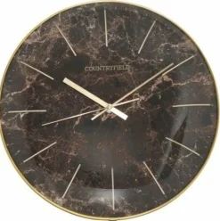 Countryfield Wandklok Bellamy bruin marmer Ø 35 cm Sale