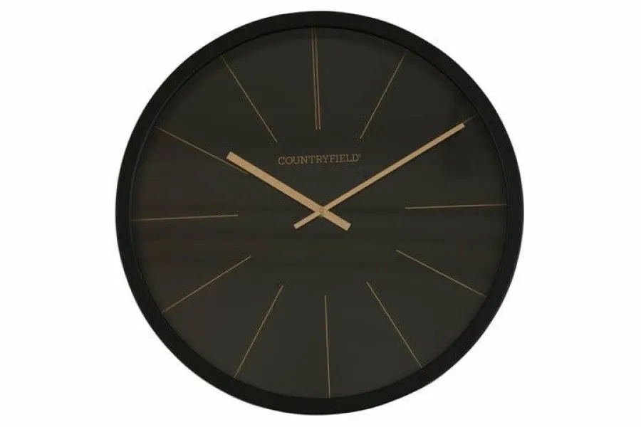 Countryfield Wandklok Copper M zwart Ø 40 cm Discount